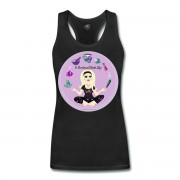 Allie Stars & Witchy Tools #ModernWitchLife - Bamboo Racerback Performance Tank Black