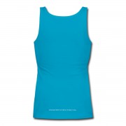 Allie Stars & Witchy Tools #ModernWitchLife - Longer Length Fitted Tank Blue