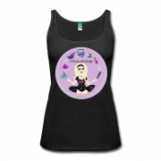 Allie Stars & Witchy Tools #ModernWitchLife - Scoop Neck Tank Black