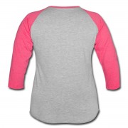 Do No Harm (But Take No Shit) - 3/4 Sleeve Baseball T-shirt Pink
