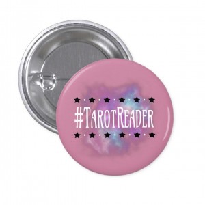 #TarotReader Pink 1 in. Button