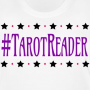 #TarotReader - Scoop Neck Maternity T-shirt White