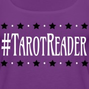 #TarotReader - Scoop Neck Tank Purple