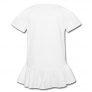 Witch Hat Witchilicious - Girl's Ruffle Hem T-shirt White