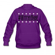 #WitchyBabe - Long Sleeve Hoodie Sweatshirt Purple