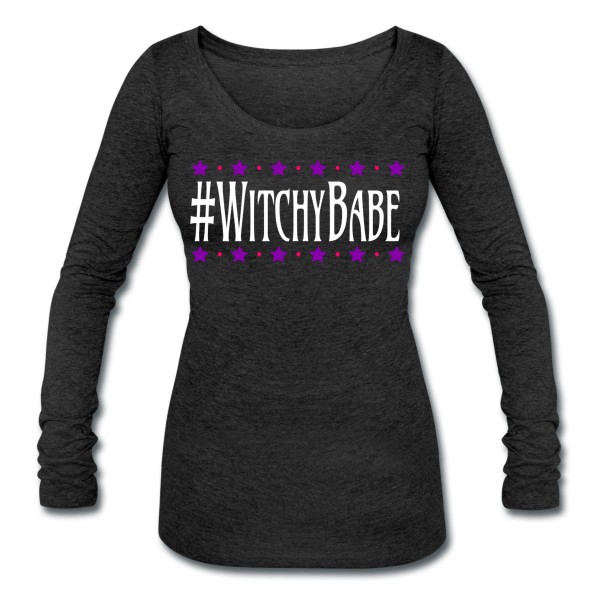 #WitchyBabe - Scoop Neck Long Sleeve Black