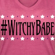 #WitchyBabe - V-neck T-shirt Pink Rose