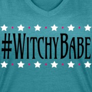 #WitchyBabe - V-neck T-shirt Turquoise