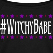 #WitchyBabe - Wide Neck Slouchy Sweatshirt Black
